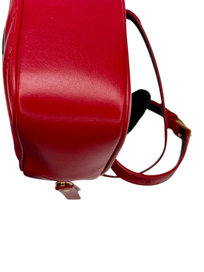 Yves Saint Laurent YSL Lou Mini Belt Bag in Red Quilted Lambskin Leather with Tassel Charm - AUTHENTIC