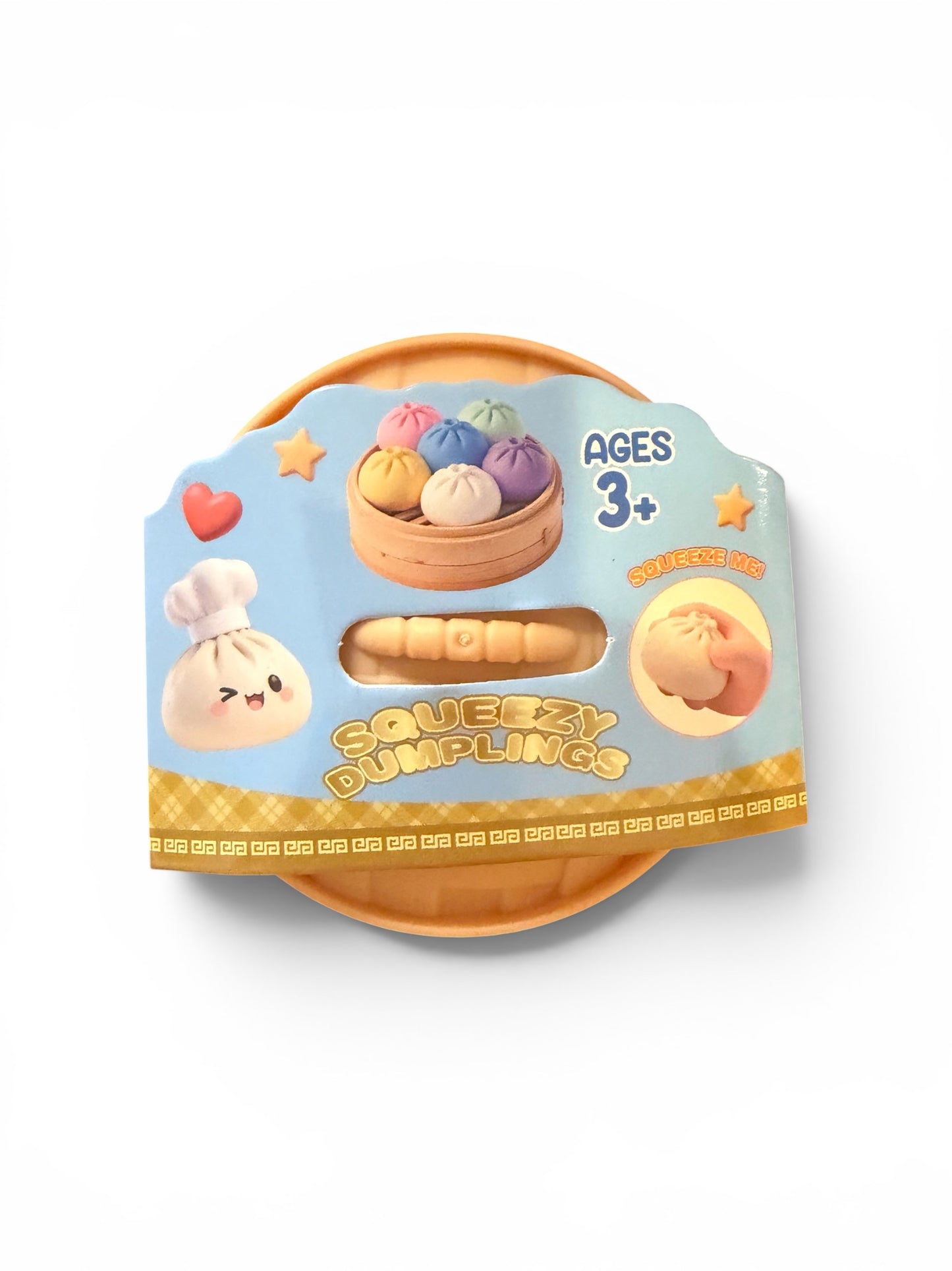 Dumplings!  Mystery TPR Matte Finish Squish Squeeze 8.5cm Buns!