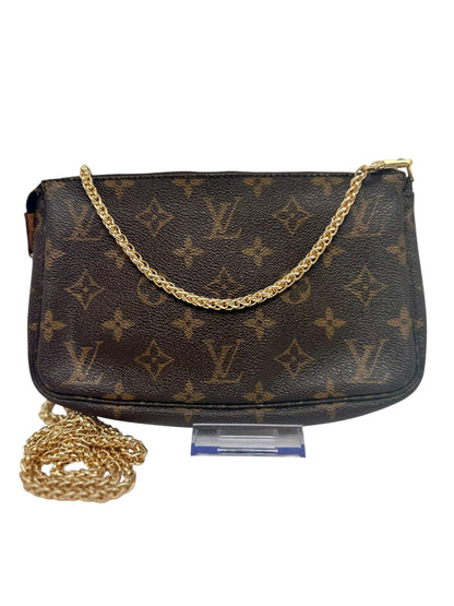 Louis Vuitton Mini Pochette Accessoires Monogram Canvas with Chain Strap