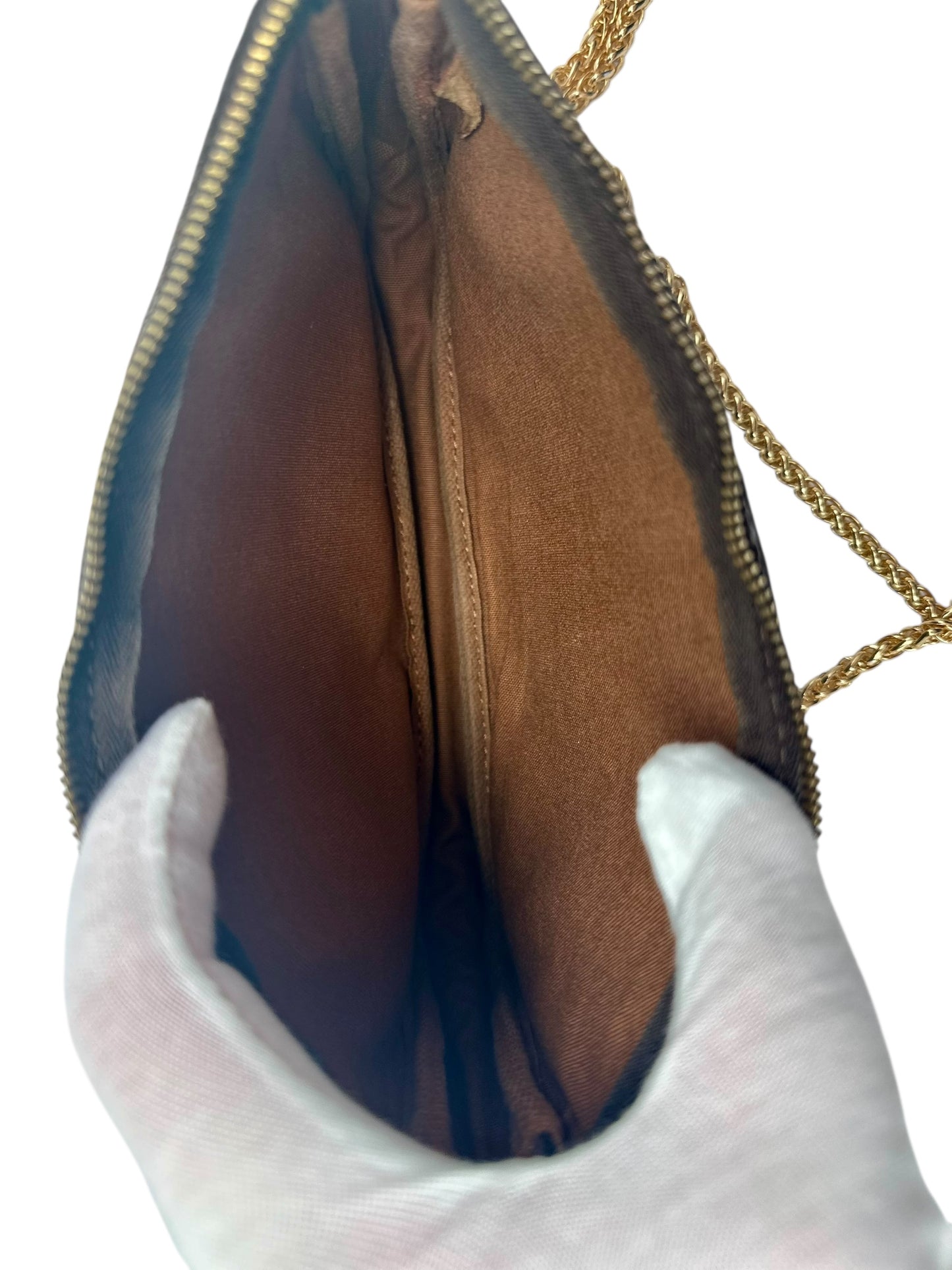Louis Vuitton Mini Pochette Accessoires Monogram Canvas with Chain Strap
