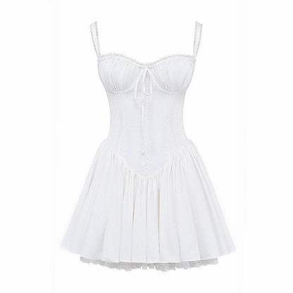 Dream Girl White Corset Mini Dress