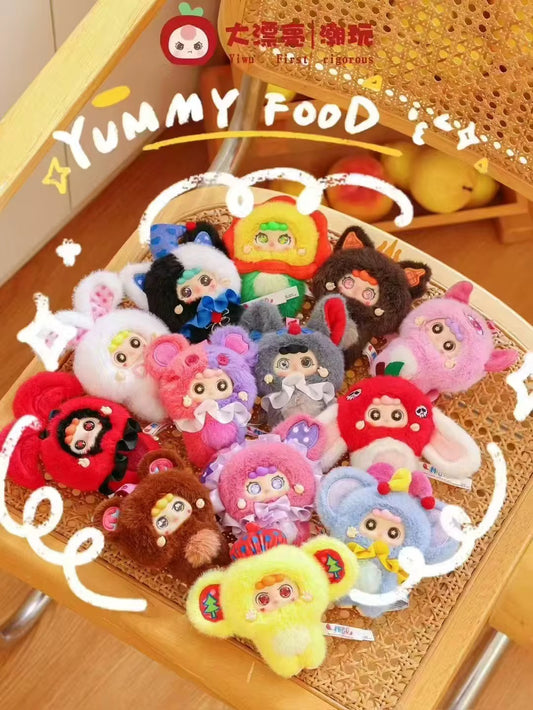 Baby Three Migo-Little Troublemaker Gift Figurine Playful Mischief Dolls Colorful Plush Blind Box