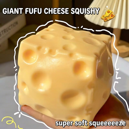The Ultimate Big Cheese! 🧀 Giant Fufu Cheese Squishy