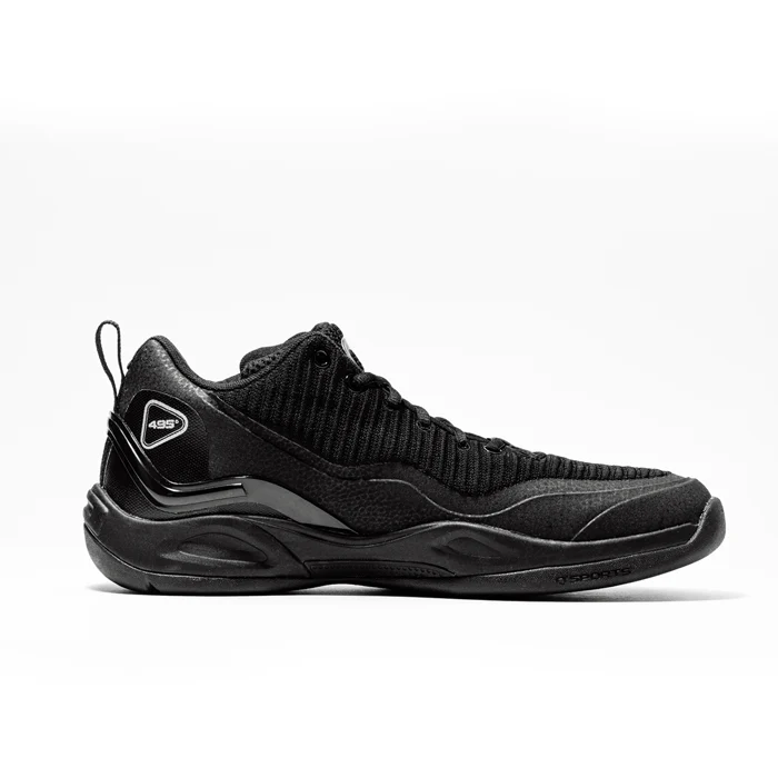 Q4 495 Lo SP Specialist Matte Black Basketball Shoes NIB
