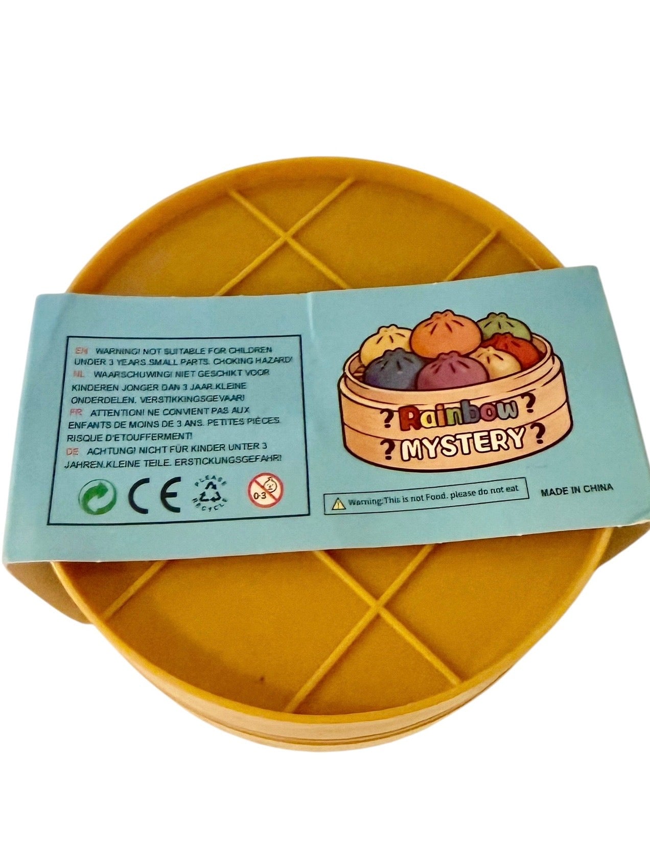 Rainbow Glitter Dumplings - Sugar Squish Squeeze 8.5cm (3.35”) Mystery Buns!