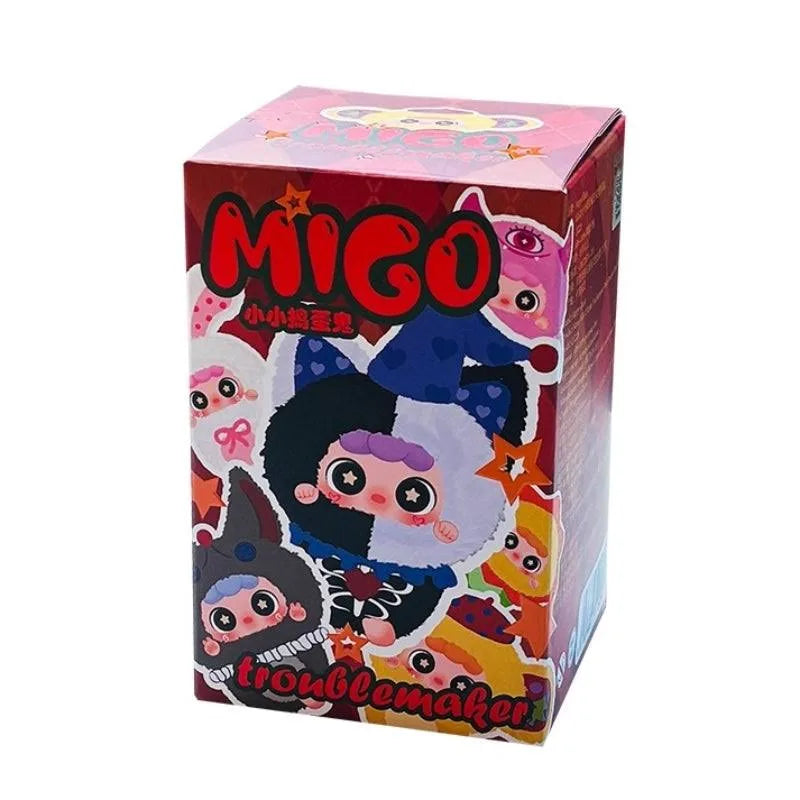 Baby Three Migo-Little Troublemaker Gift Figurine Playful Mischief Dolls Colorful Plush Blind Box