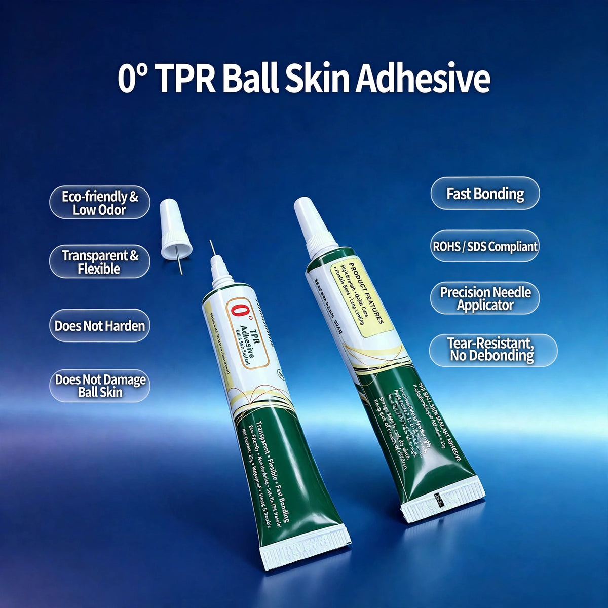 Squishy Repair & Care Kit — 30mL TPR Adhesive, Alcohol Prep Pads, Q-Tips, Cornstarch & Full Instruction Manual