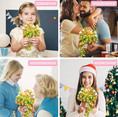 Bloom & Build: The Ultimate Flower Bouquet Building Block Set with LED Magic