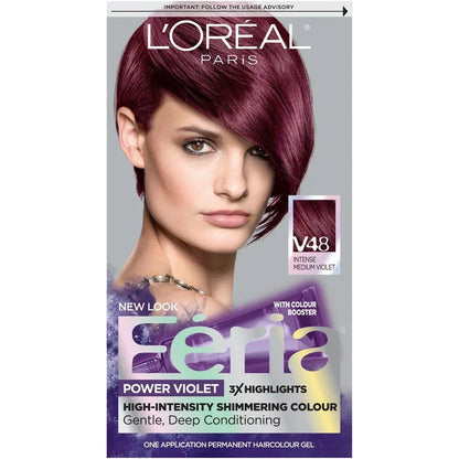 Shimmering Permanent Hair