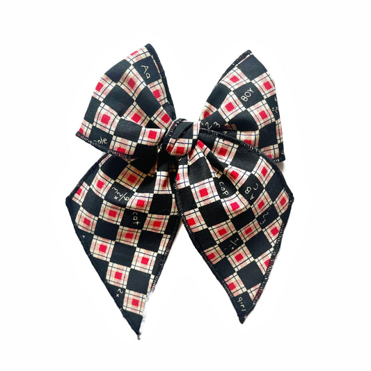 Vintage Chalkboard Elle Bow