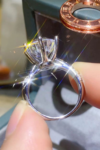 5 Carat Brilliant Round Cut Sparkala™ 6-Prong Ring (Platinum Over Pure Sterling Silver)
