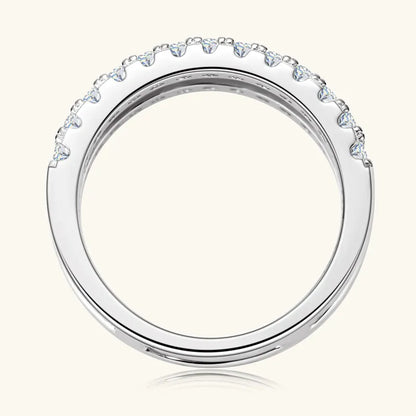 925 Sterling Silver Sparkala™ Double Layered Ring