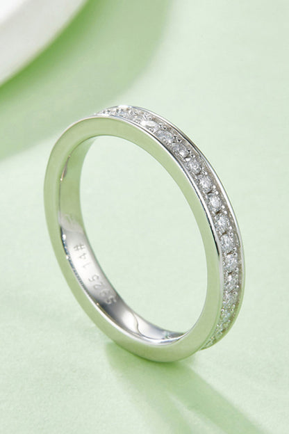 Unexplained Words Sparkala™ Eternity Ring (Platinum Over Pure Sterling Silver)