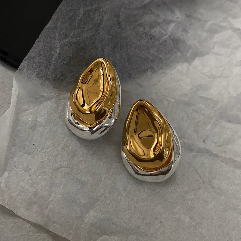 Molten Drops Stud Earrings