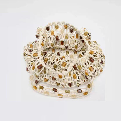 Amber Rain Knitted Shoulder Bag