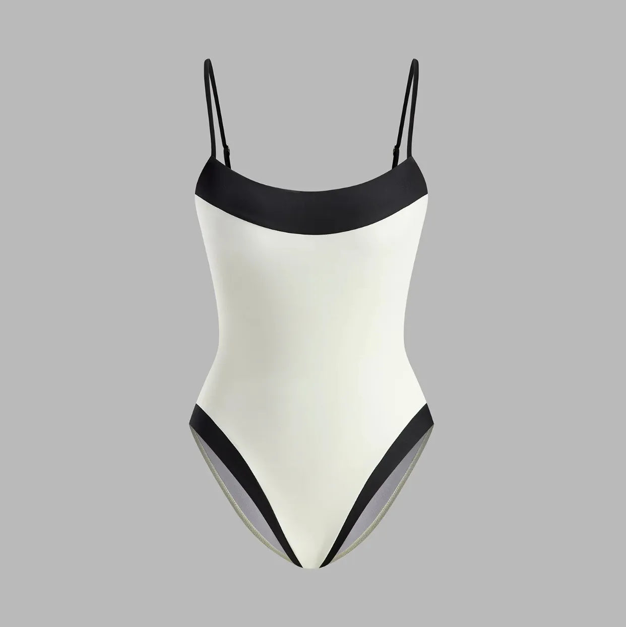 Aphrodite Contrast Trim One Piece Swimsuit