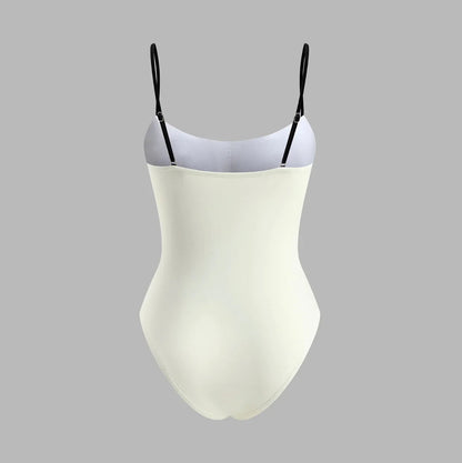 Aphrodite Contrast Trim One Piece Swimsuit