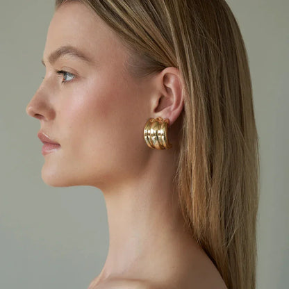 Arch Hoops Earrings