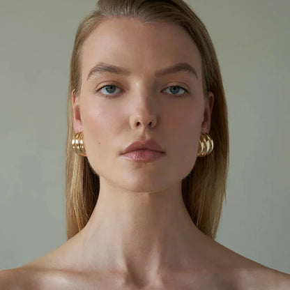 Arch Hoops Earrings