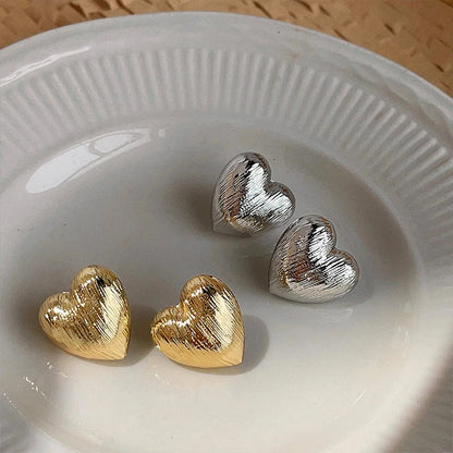 Aurora Heart Stud Earrings
