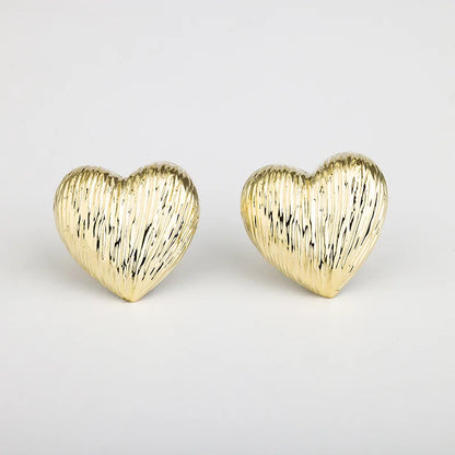 Aurora Heart Stud Earrings