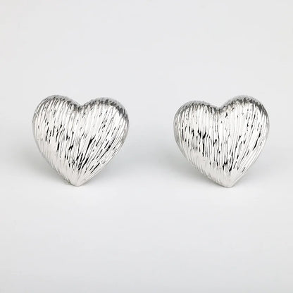 Aurora Heart Stud Earrings
