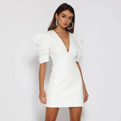 Ava Puff Sleeve Mini Dress