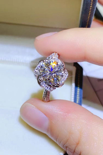 2 Carat Sparkala™ Platinum Over Pure Sterling Silver Ring