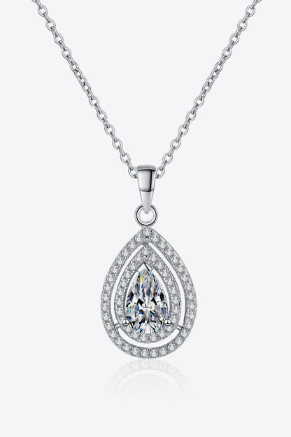 1 Carat Sparkala™ Teardrop Pendant Necklace
