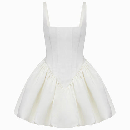 Baby Girl Corset Voluminous Mini Dress