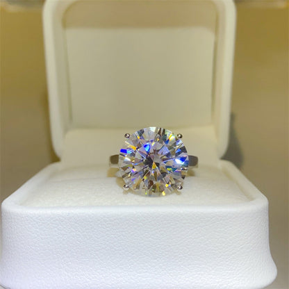 10 Carat Brilliant Round Cut Sparkala™ Pure Sterling Silver Ring