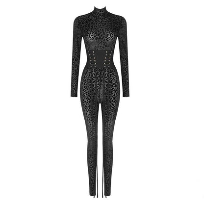 Black Panther Long Sleeve Jumpsuit