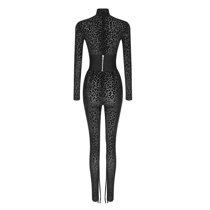 Black Panther Long Sleeve Jumpsuit