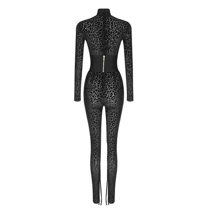 Black Panther Long Sleeve Jumpsuit