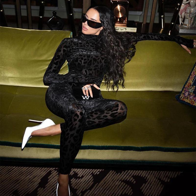 Black Panther Long Sleeve Jumpsuit