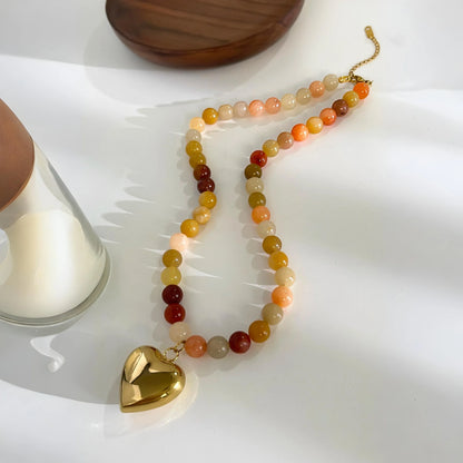 Bohemia Multi-color Stones Necklace