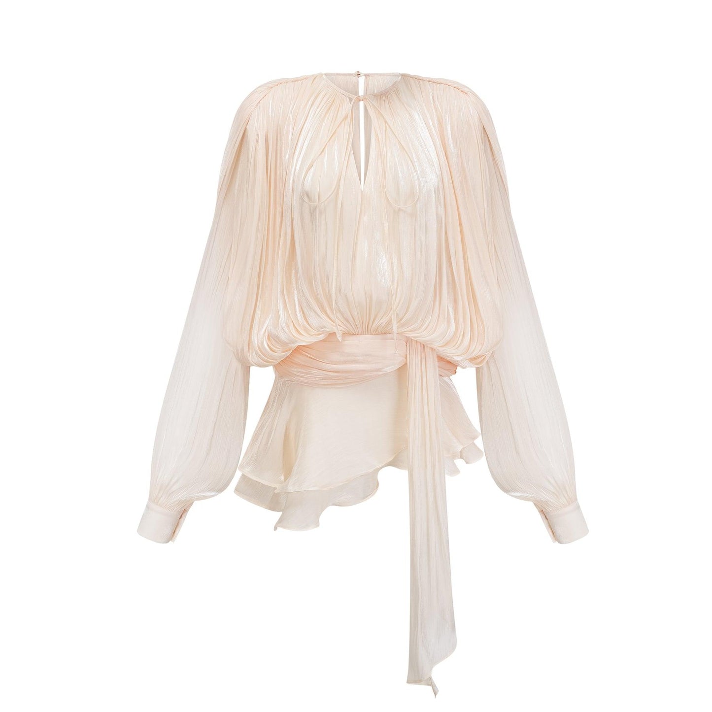 BouBaby Pleated Ruffled Mini Dress