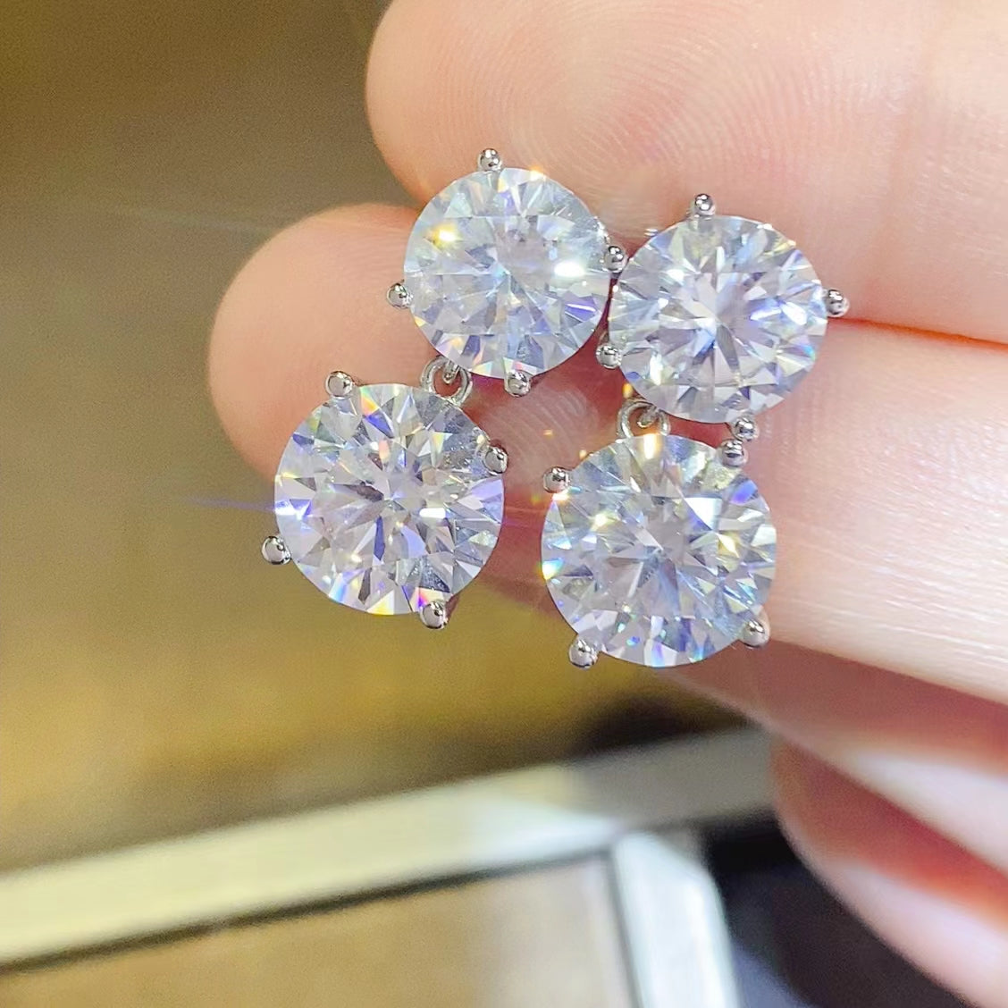 10 Carat Sparkala™ 925 Sterling Silver Earrings