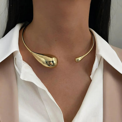 Water Drop Open Necklace
