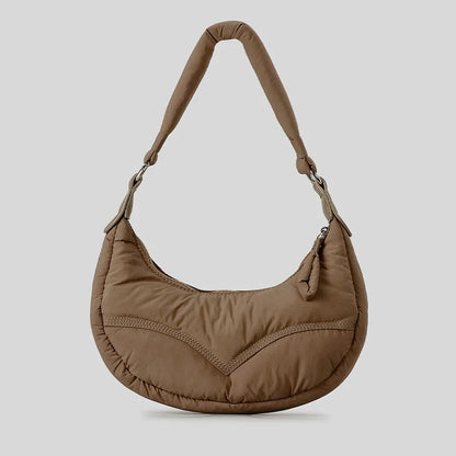 Cloud Touch Nylon Padded Shoulder Bag