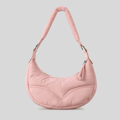 Cloud Touch Nylon Padded Shoulder Bag