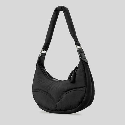 Cloud Touch Nylon Padded Shoulder Bag