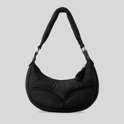 Cloud Touch Nylon Padded Shoulder Bag