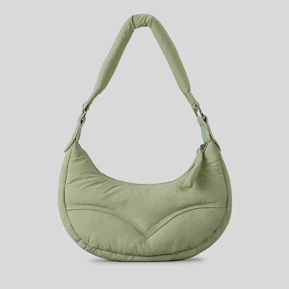 Cloud Touch Nylon Padded Shoulder Bag