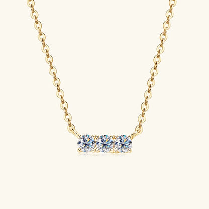 925 Sterling Silver Inlaid Sparkala™ Bar Necklace