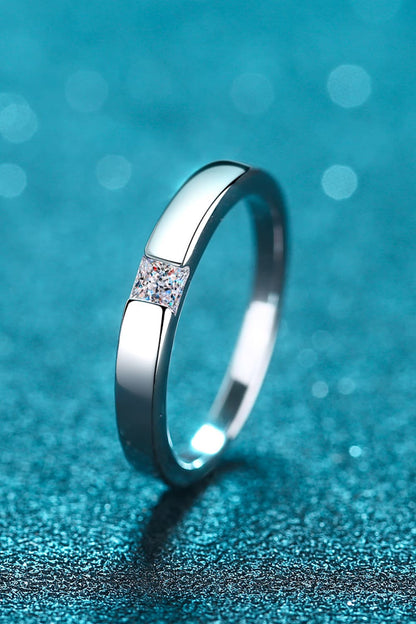 Inlaid Sparkala™ Rhodium-Plated Ring