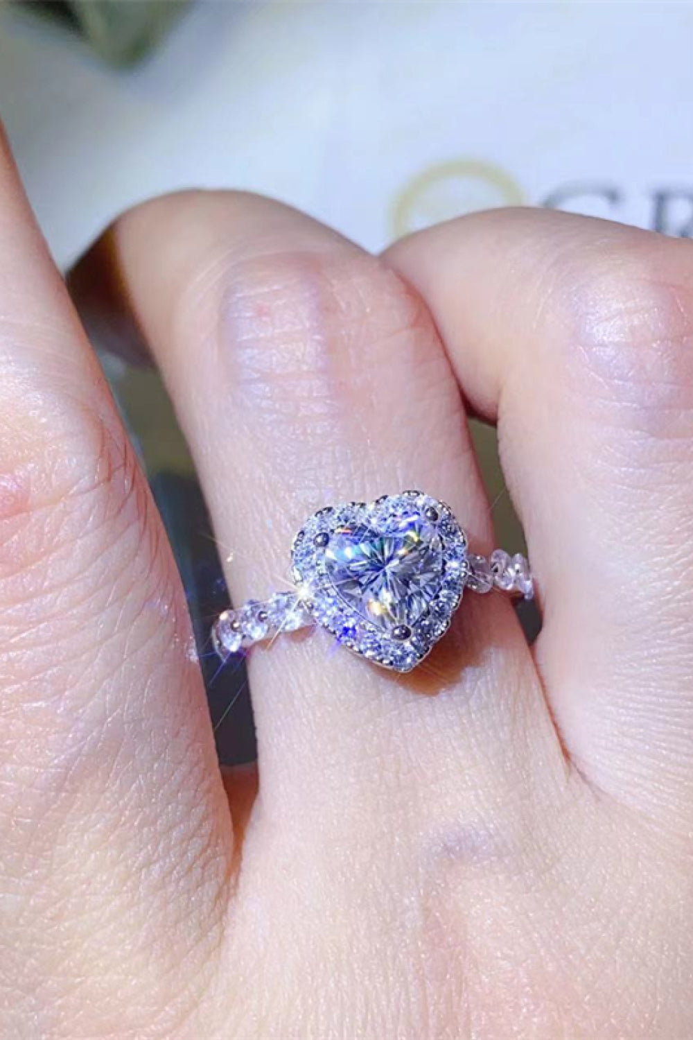 1 Carat Sparkala™ Heart Ring