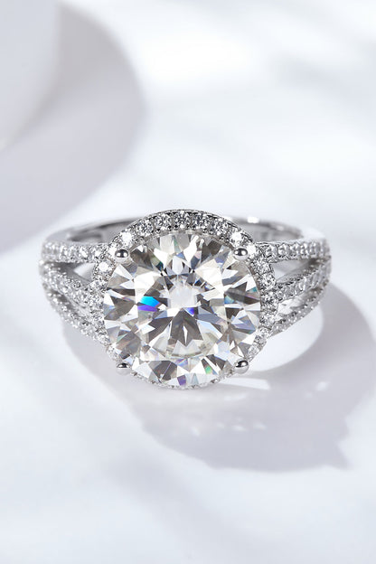 5 Carat Brilliant Round Cut Sparkala™ Split Shank Ring (Platinum Over Pure Sterling Silver)