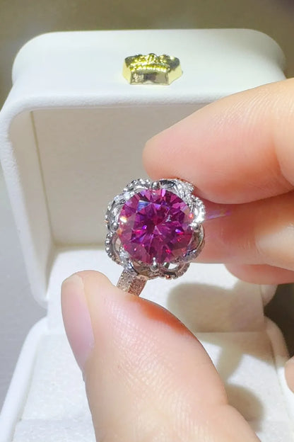 2 Carat Sparkala™ 925 Sterling Silver Flower Shaper Ring