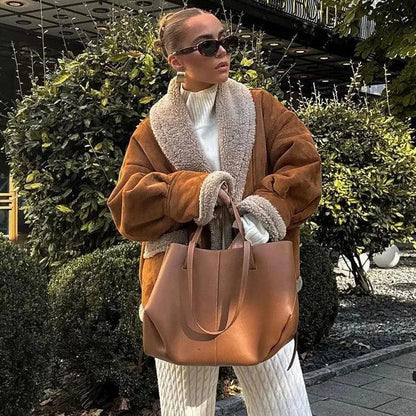 Golden Bean Lambswool Suede Jacket